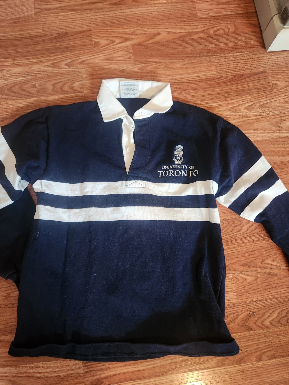 University of Toronto Navy & White Rugby Shirt